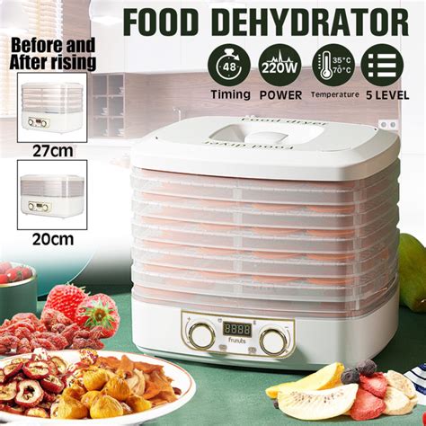 Philips Food Dehydrator 230W Dried Fruit Vegetables Herb Meat Machine .